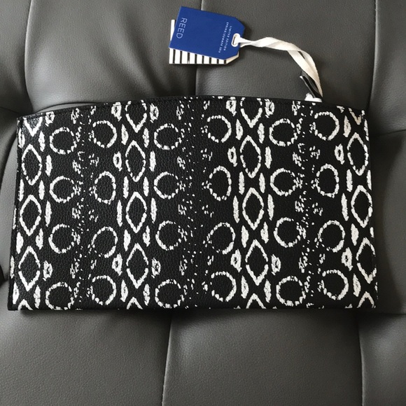 Reed krakoff for Kohl’s black and white clutch - Picture 2 of 3